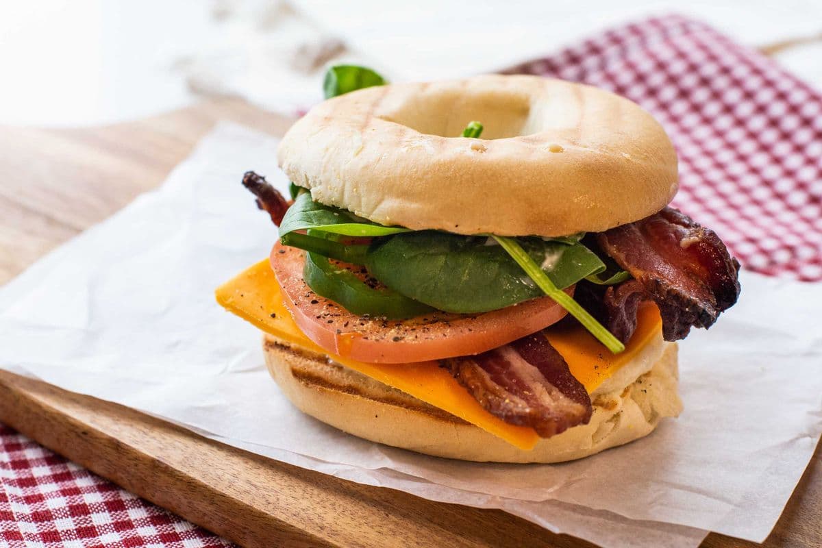 Breakfast Bagel Plus - Bacon