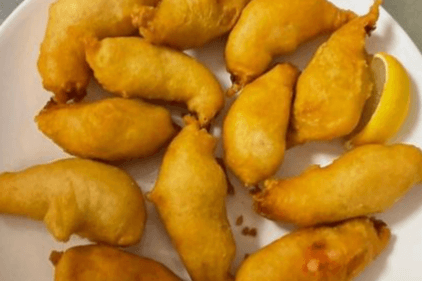 Breaded Shrimp with Lemon