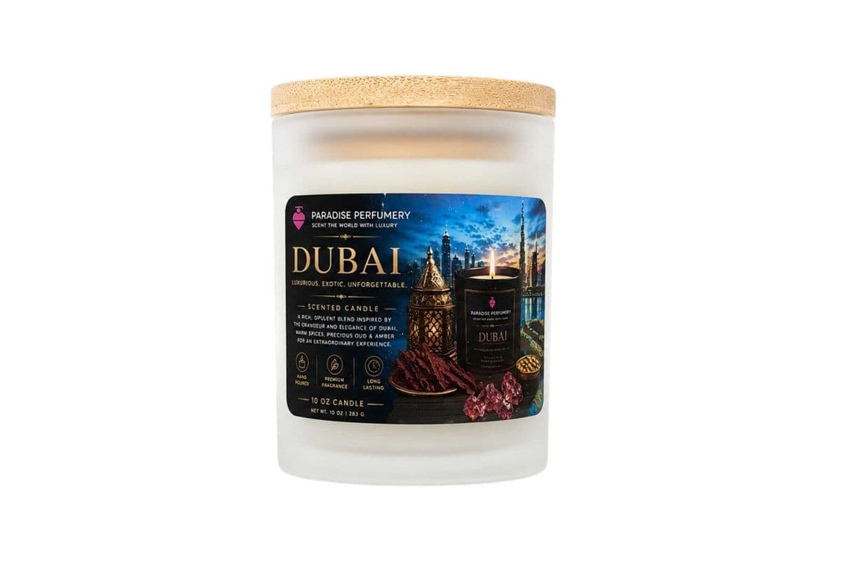 Paradise Perfumery Candles Dubai (10 OZ)