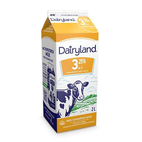 Dairyland Whole Milk Carton 2L (was $7.19)
