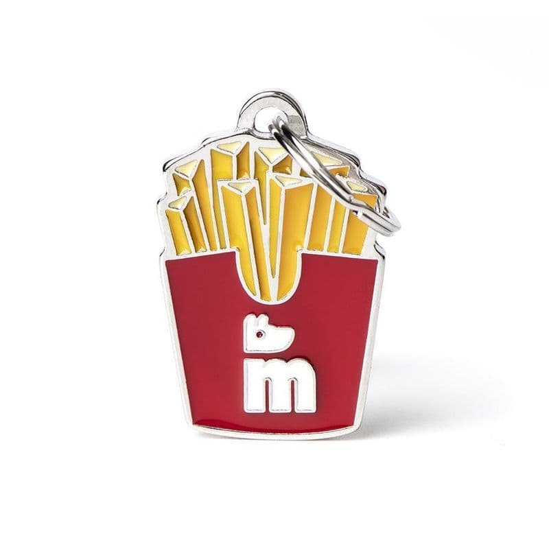 MyFamily Fries Engraved Tag