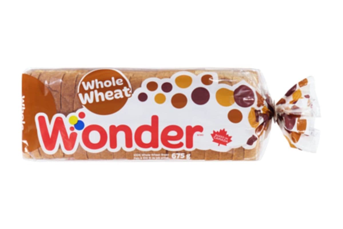 Wonder Bread Whole Wheat Sliced Bread (675 g)