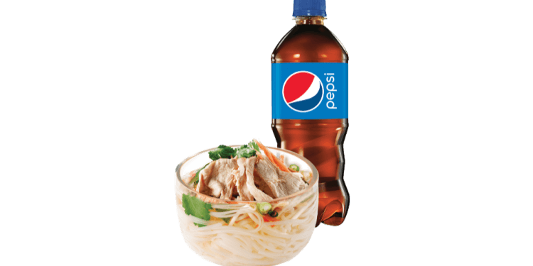 Mini Chicken Soup & Bottled Drink Combo