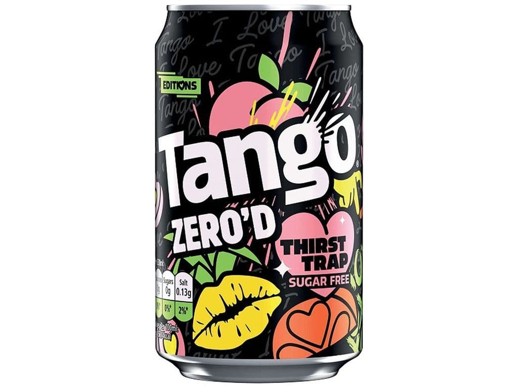 Tango Thirst Trap Zero Sugar Fruit Mix Soda UK 330ml Drink