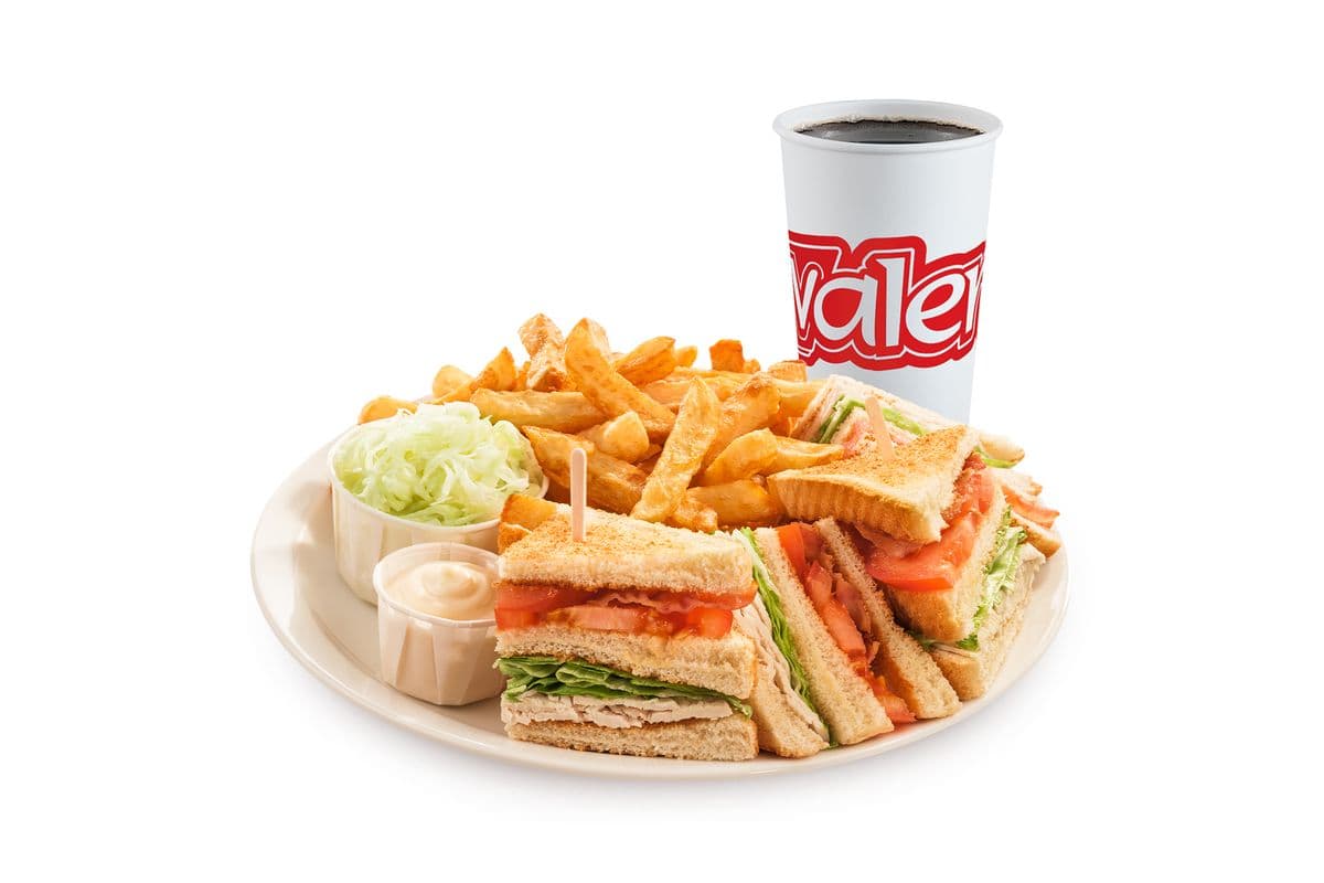 Trio club sandwich avec frites / Club Sandwich with Fries Trio