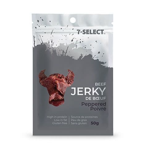 7-Select Peppered Beef Jerky 50g