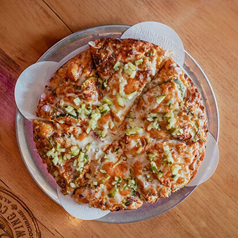 14" Spicy Cheeseburger Pizza