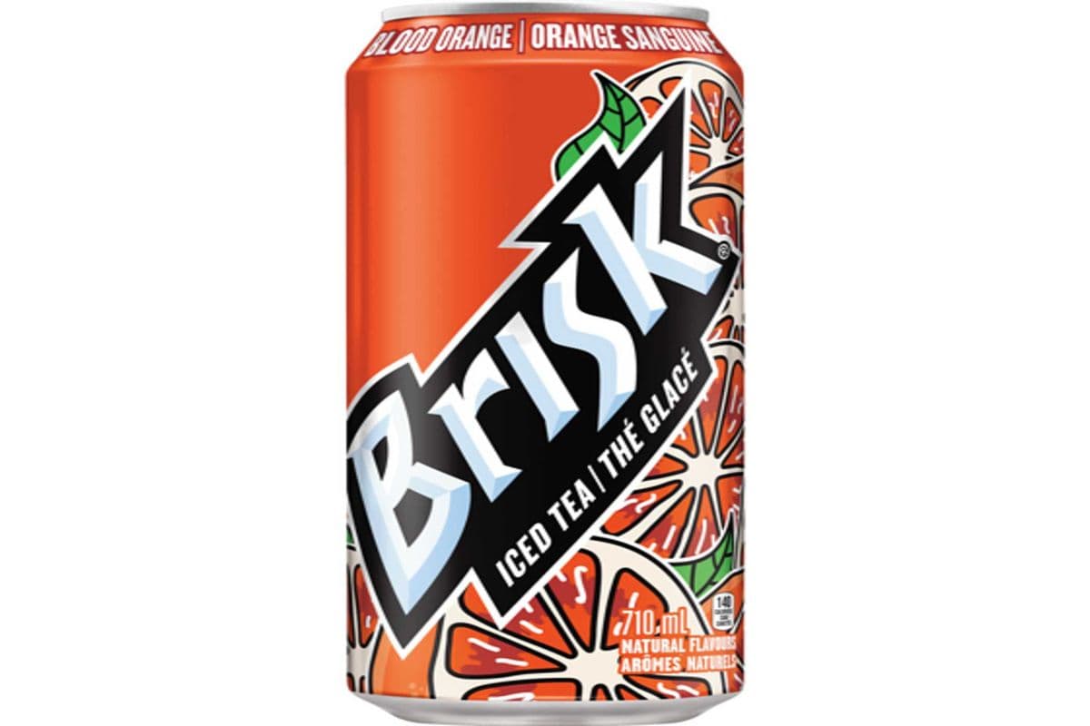Brisk iced tea orange 710ml