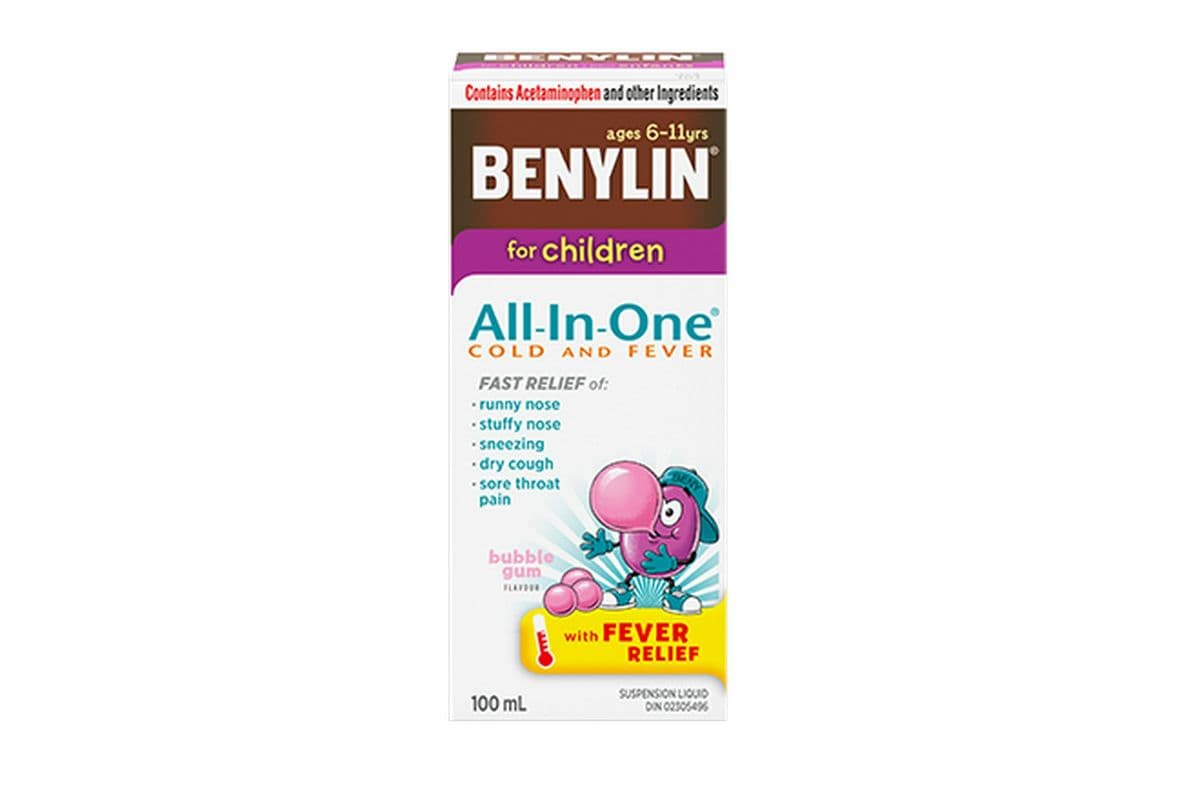 Benylin All in One Children Ages 6-11 (100 ml)