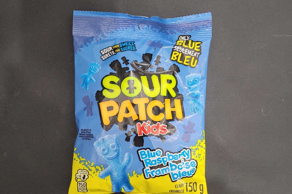 Maynards sour patch kids Framboise bleue / Blue raspberry 150g