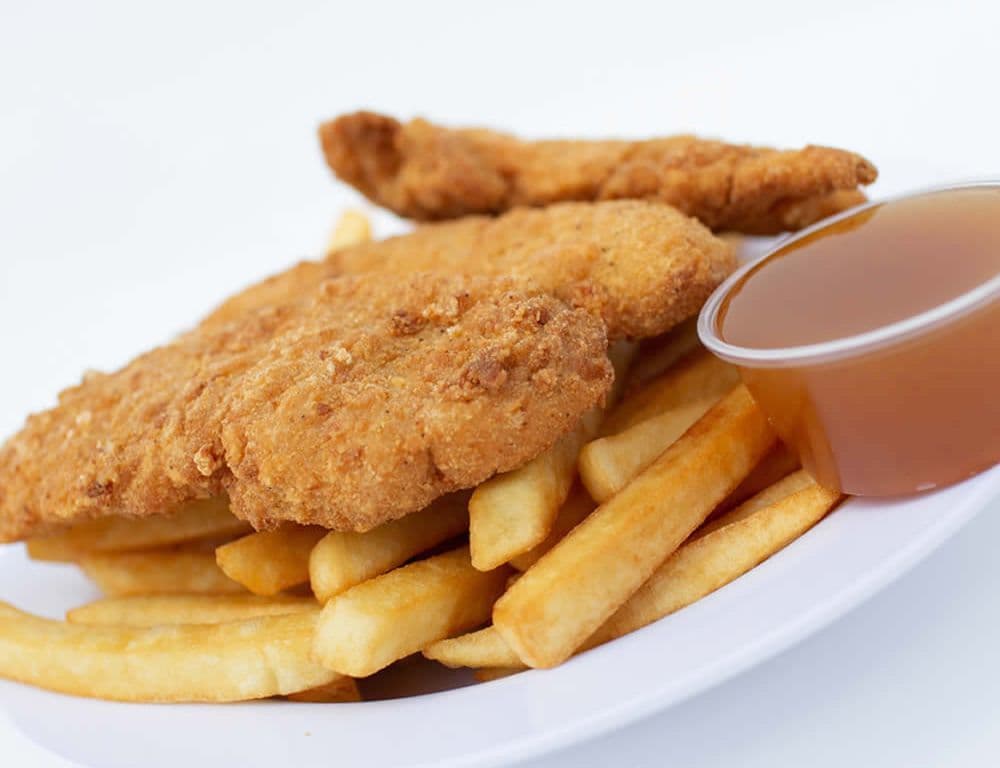 CHICKEN STRIPS W/ FRIES