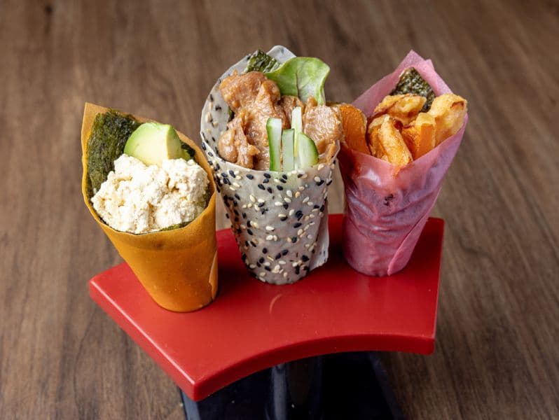 Vegan Beef Teriyaki Cone