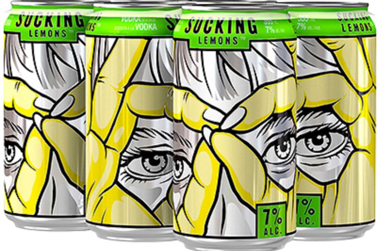 Jaw Drop Sucking Lemon, 6 Cans (6 x 355ml)