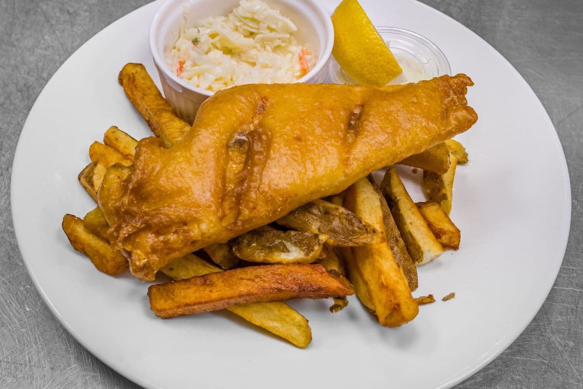 2 piece haddock dinner