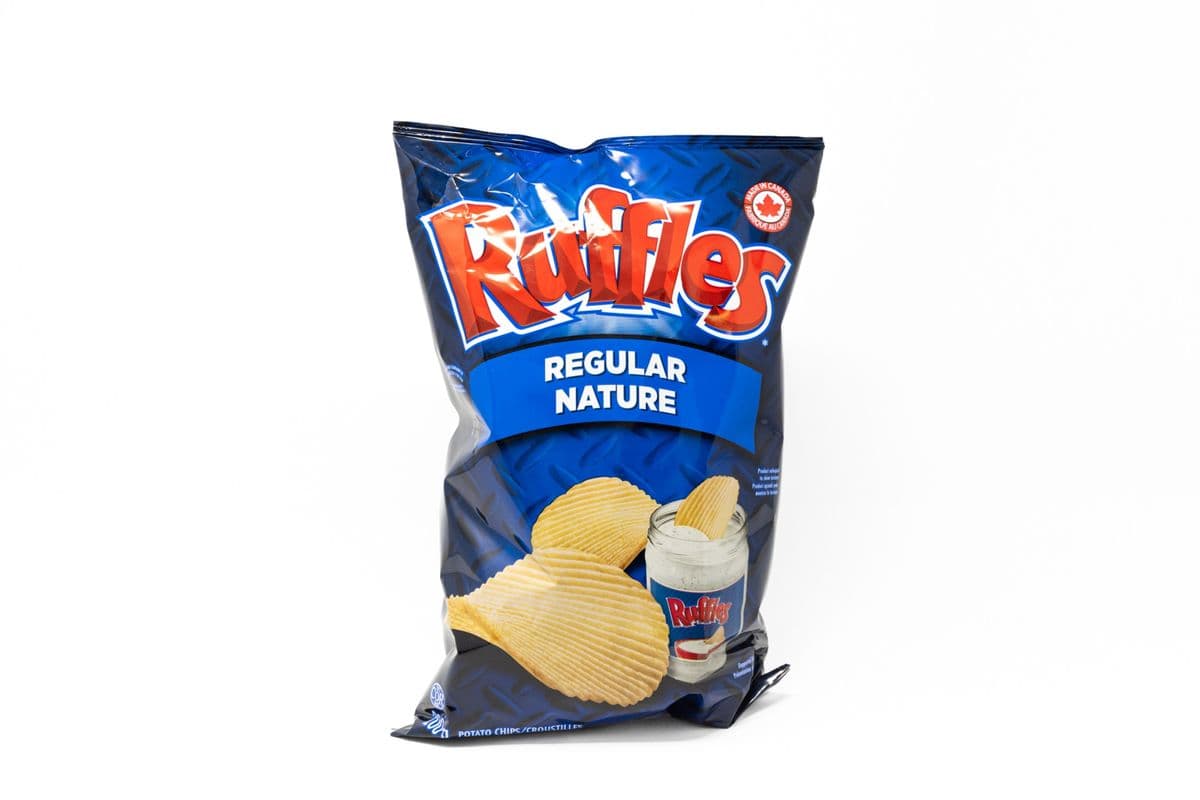 Ruffles Regular, Barbeque, All Dressed, Sour Cream and Onion, Sour Cream 'N Bacon (200 gm)