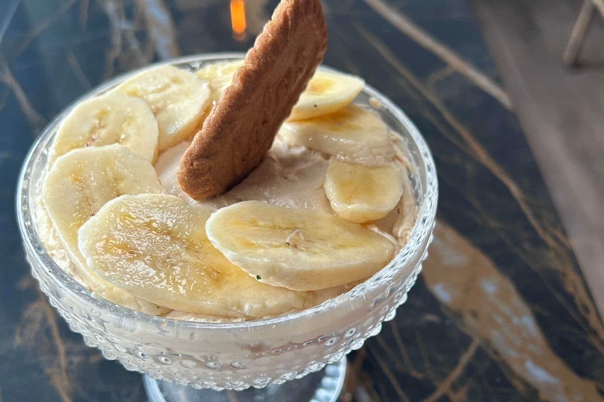 Biscoff and Banana Pudding