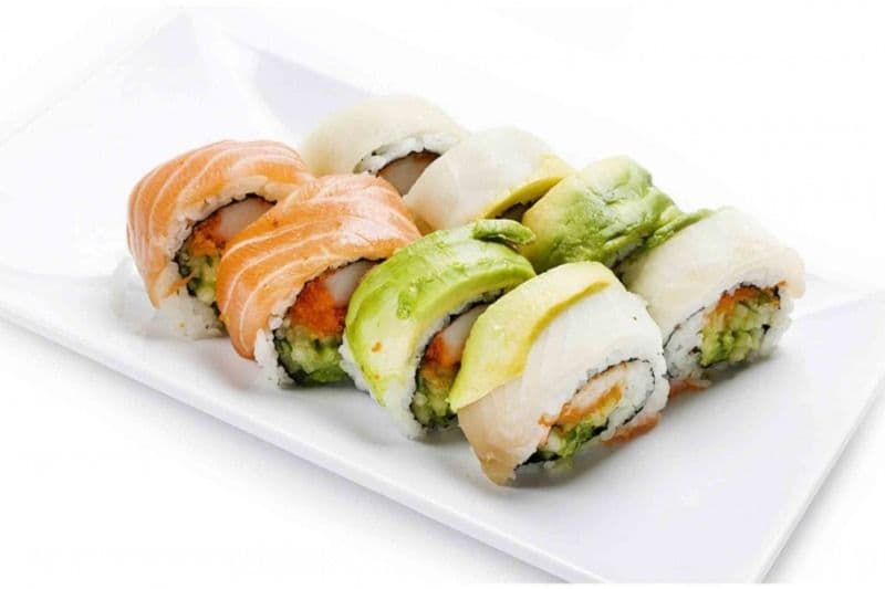 Rainbow Dragon Roll