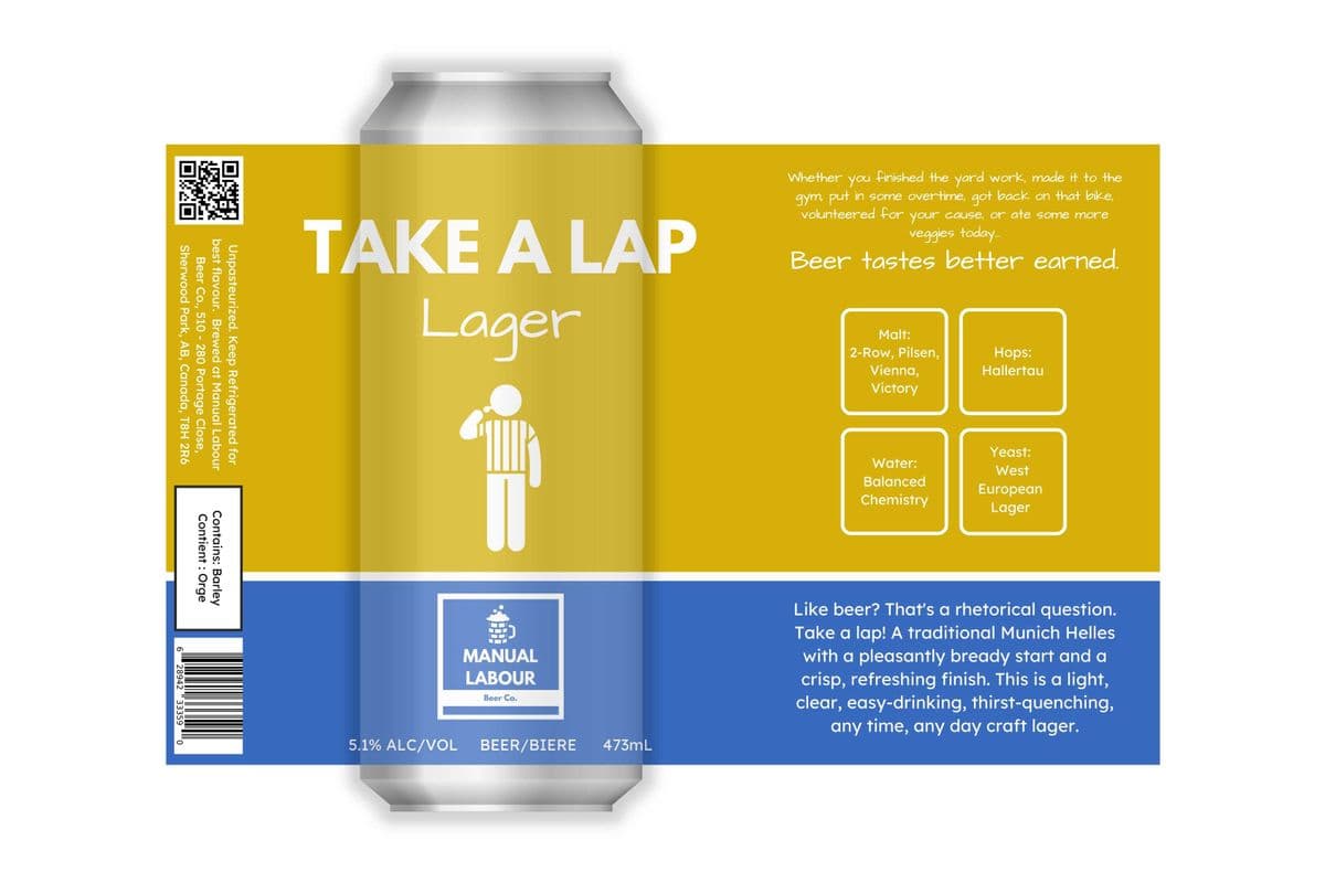 Take A Lap Lager (1 x 473 ml)