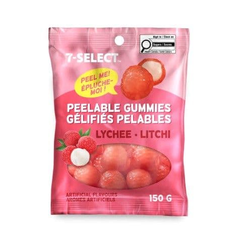 7-Select Peelable Lychee Gummies 150g