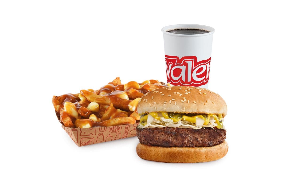 Trio hamburger et poutine / Hamburger and Poutine Trio