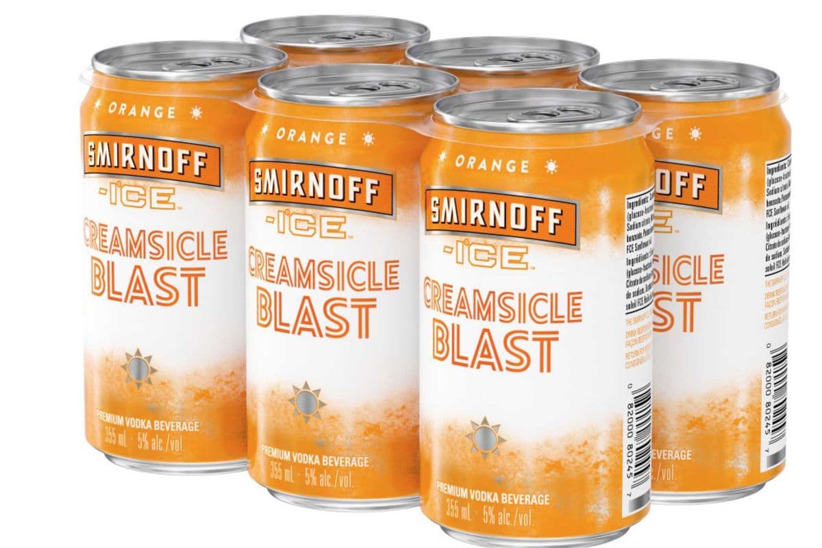 Smirnoff Ice Creamsicle Blast 6 Cans - 4.50% ABV (1 x 355 ml)