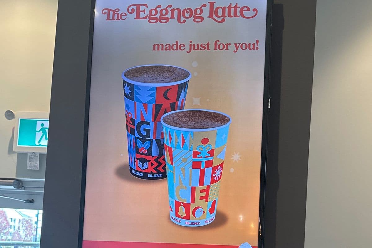 Eggnog Latte (Small)