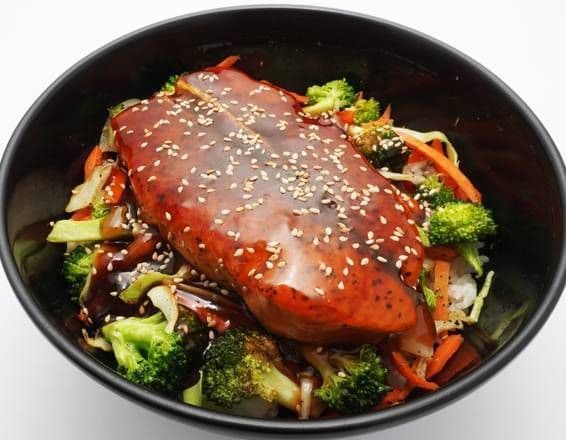 Salmon Teriyaki Rice Bowl