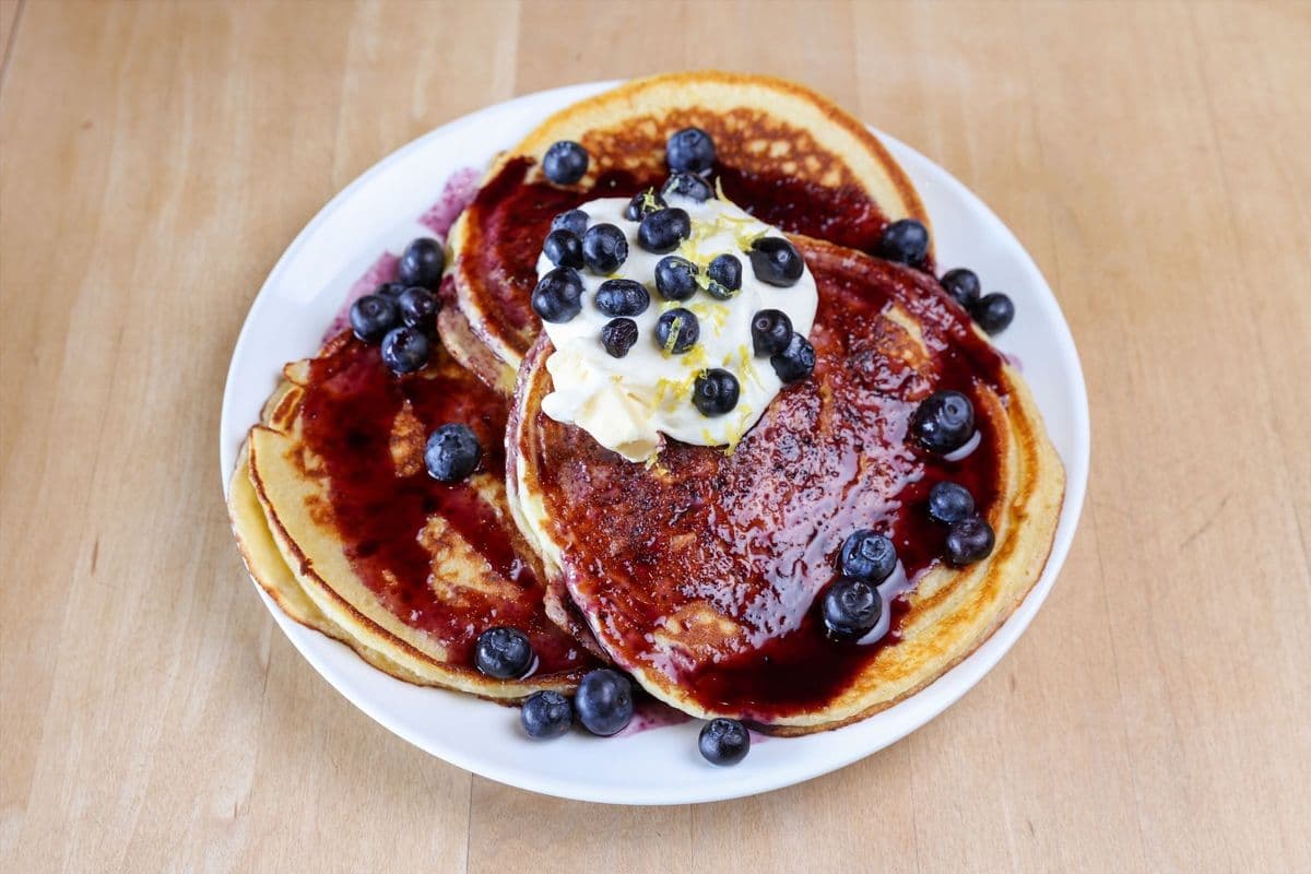 BLUEBERRY PANCAKES