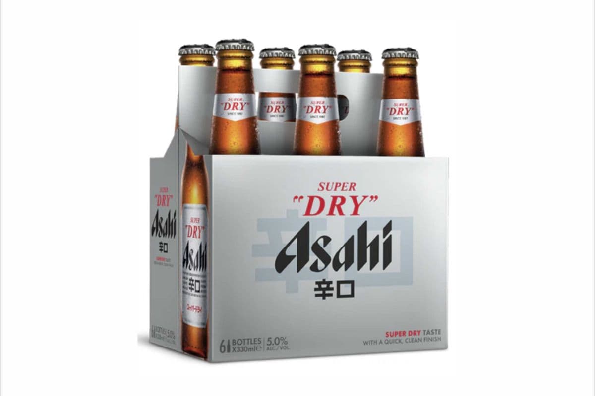 Asahi Super Dry 6 Bottle (6 x 330ml)