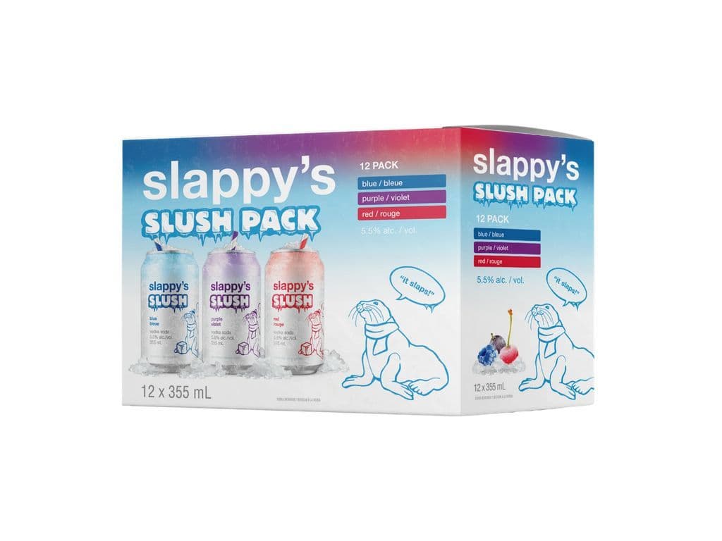 Slappys Vodka Slushd - Mix Pack (12x355ml)