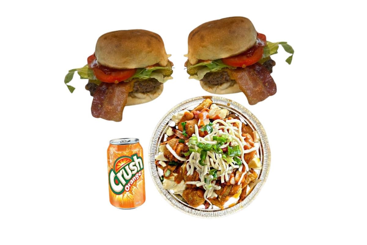 Trio 2 Cheeseburger bacon et poutine