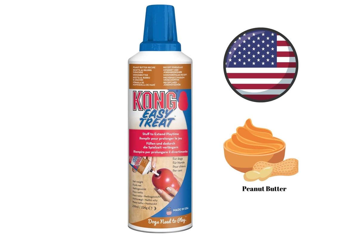 KONG - Easy Treat Peanut Butter Paste Dog Treat - 8 Oz