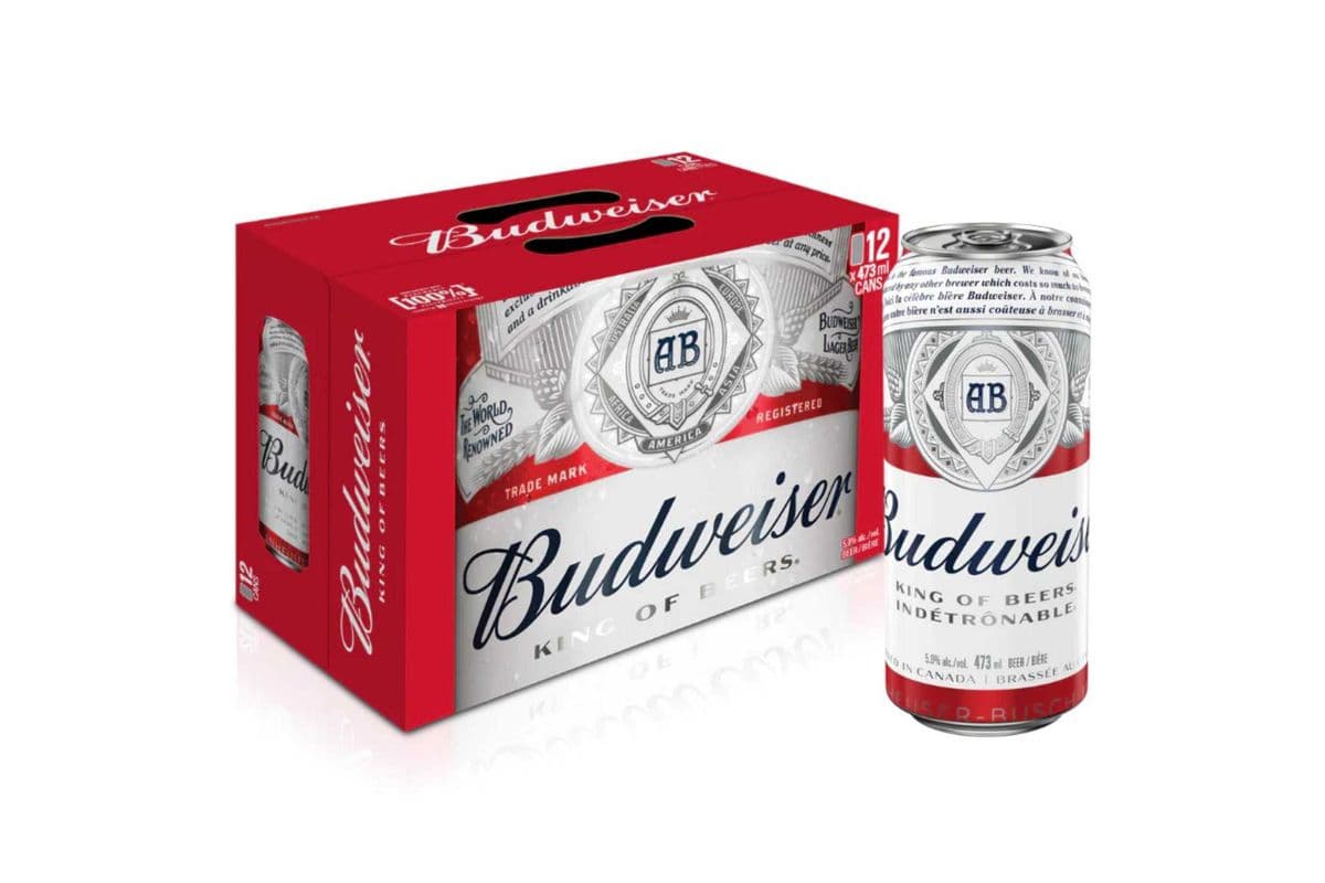Budweiser 12 Pack (12 X 473 ml)