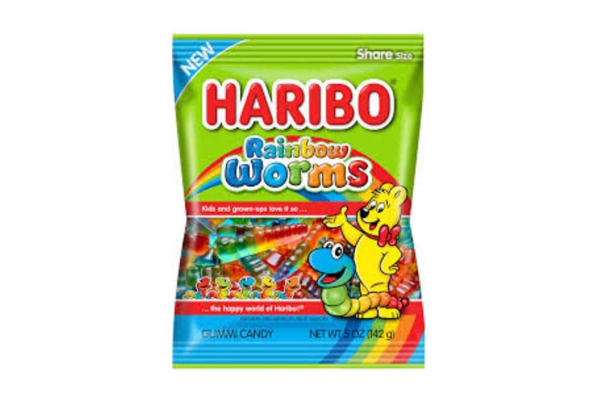Haribo Rainbow Worms (142g)