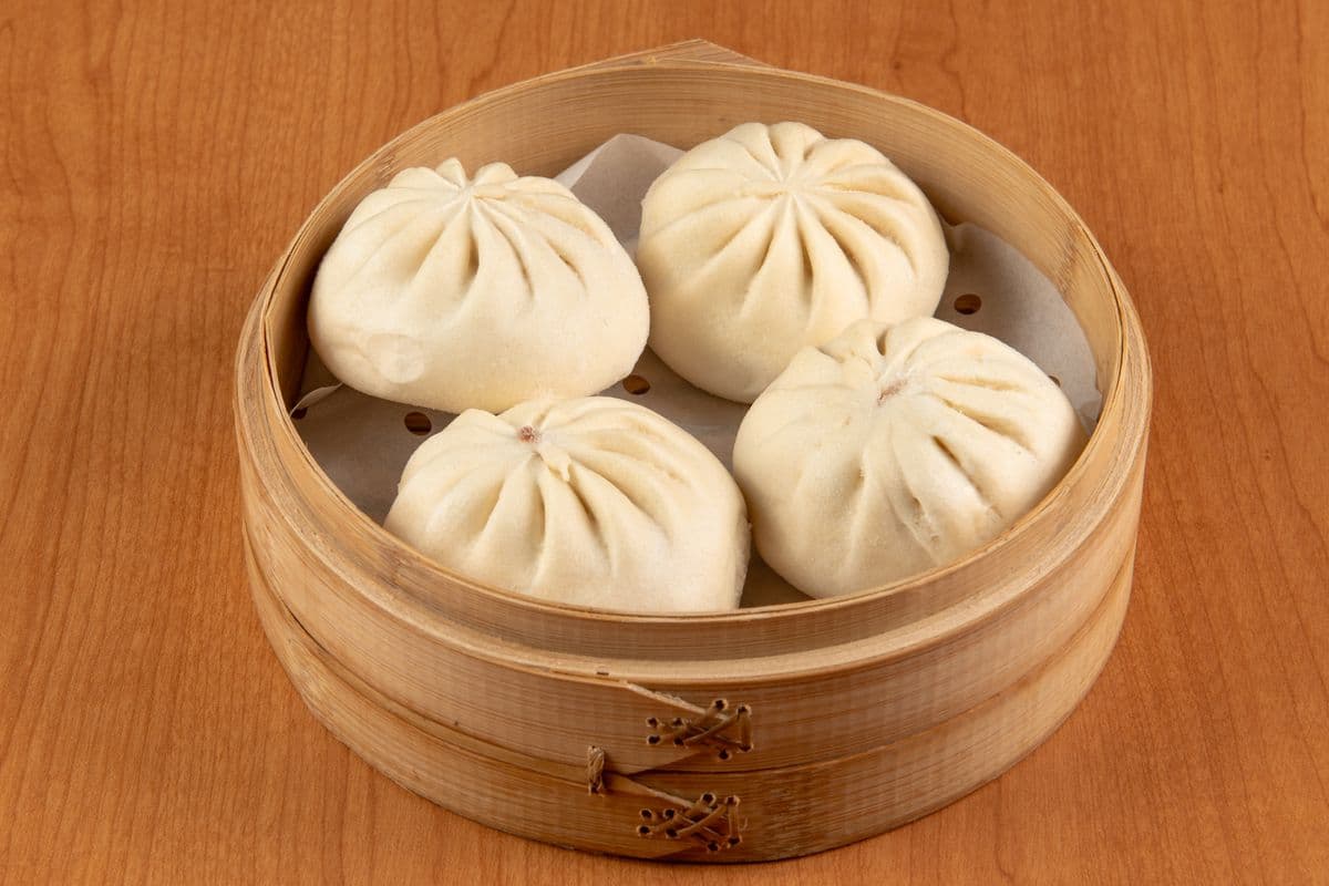 8. Steam BBQ (Chasiu) Pork Buns (4 pcs)