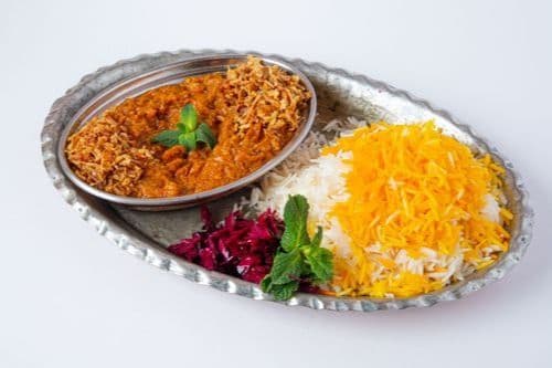 Mirza Ghasemi with Rice
