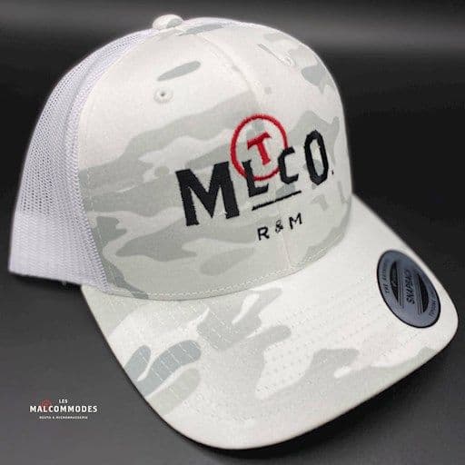 Casquette camouflage blanche