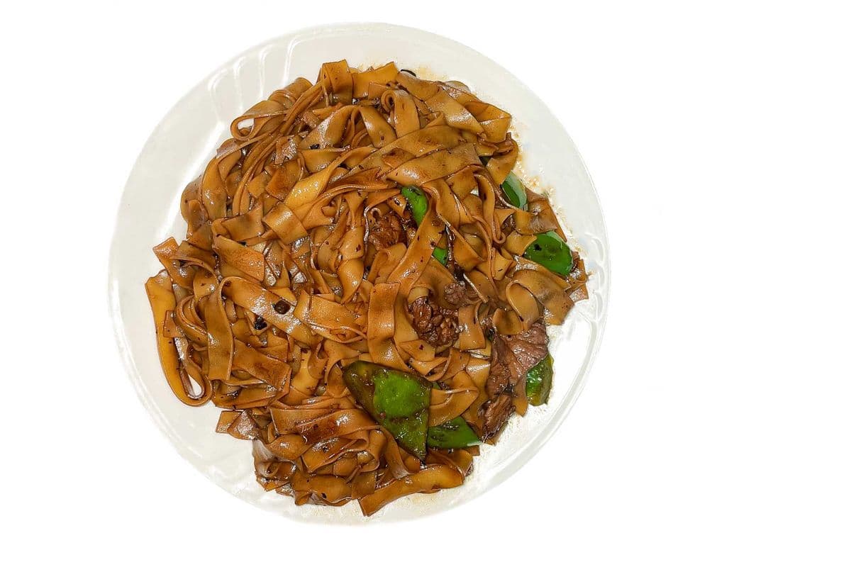 Beef Flat Noodle and Black Bean Sauce