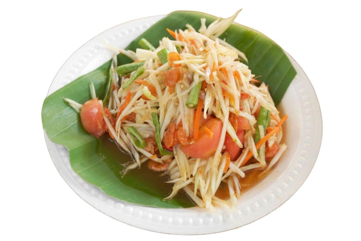 SA1. Salade de papaye verte / SA1. Green Papaya Salad