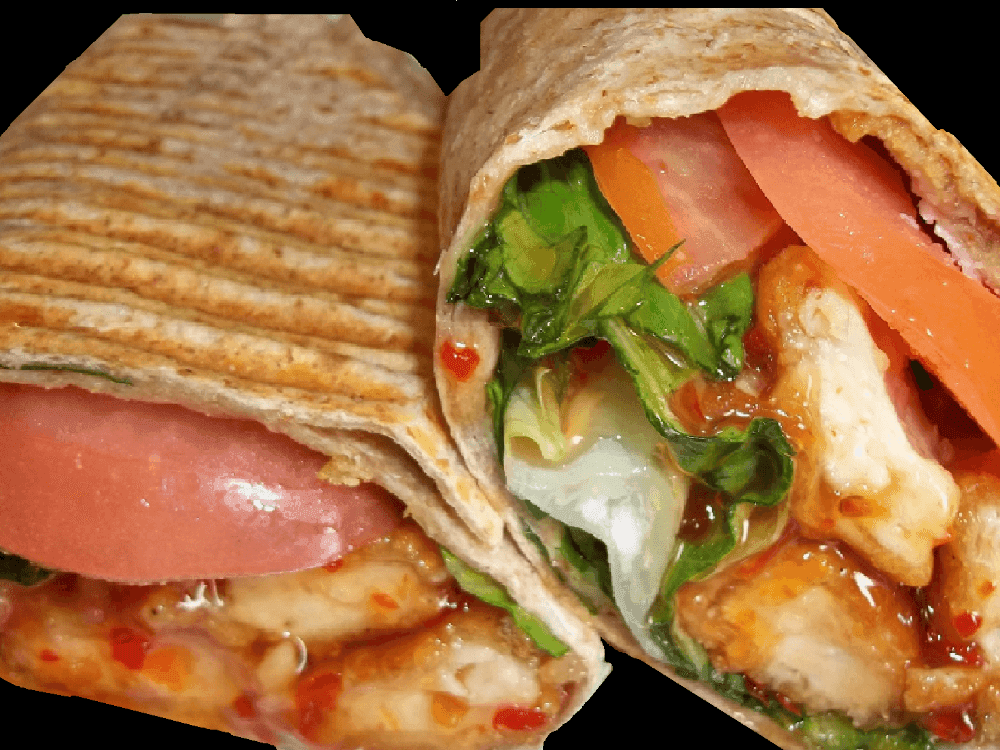 Crispy Chicken Wrap Sandwich
