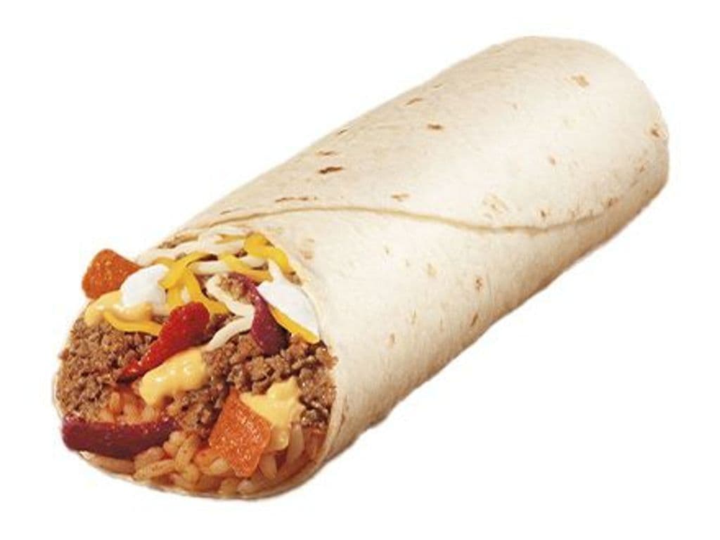 Cheesy Double Beef Burrito
