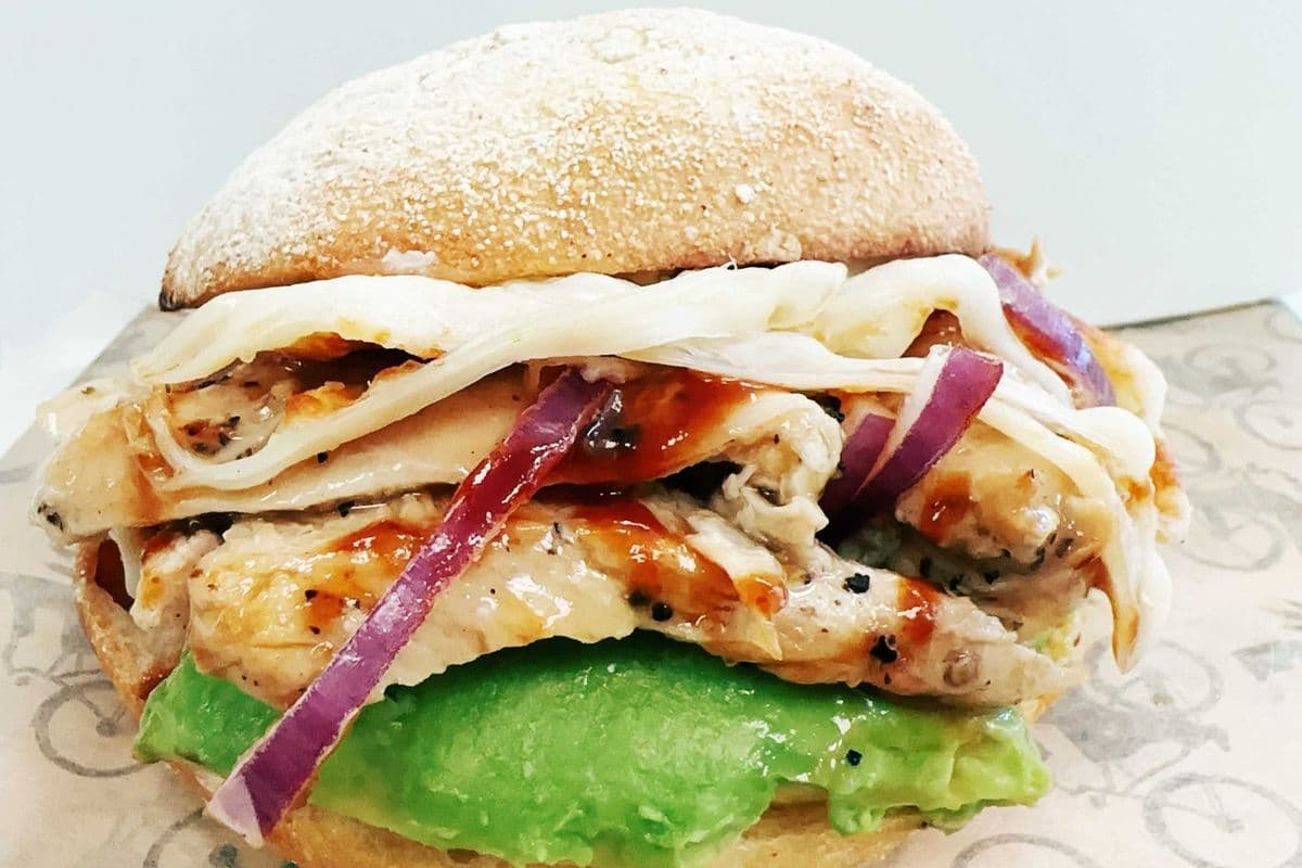 BBQ Chicken and Avocado Sandwich