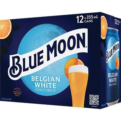 BLUE MOON BELGIAN WHITE 12 CAN (12 x 355ml)