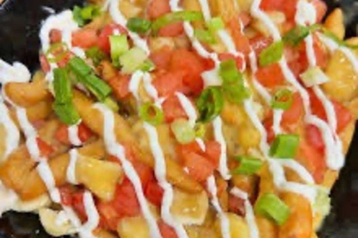 Veggie poutine