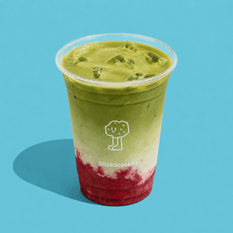 Iced Strawberry Matcha Latte