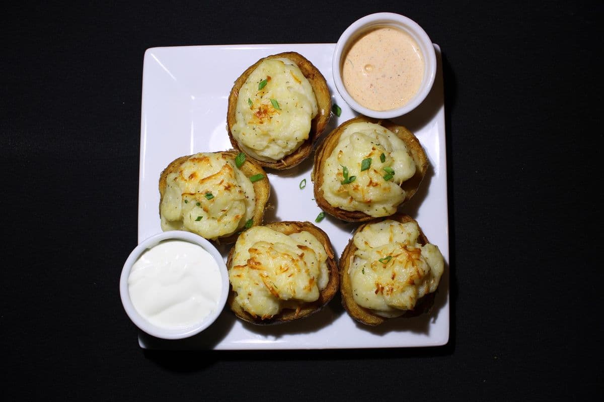 Twice Baked Potato Skins