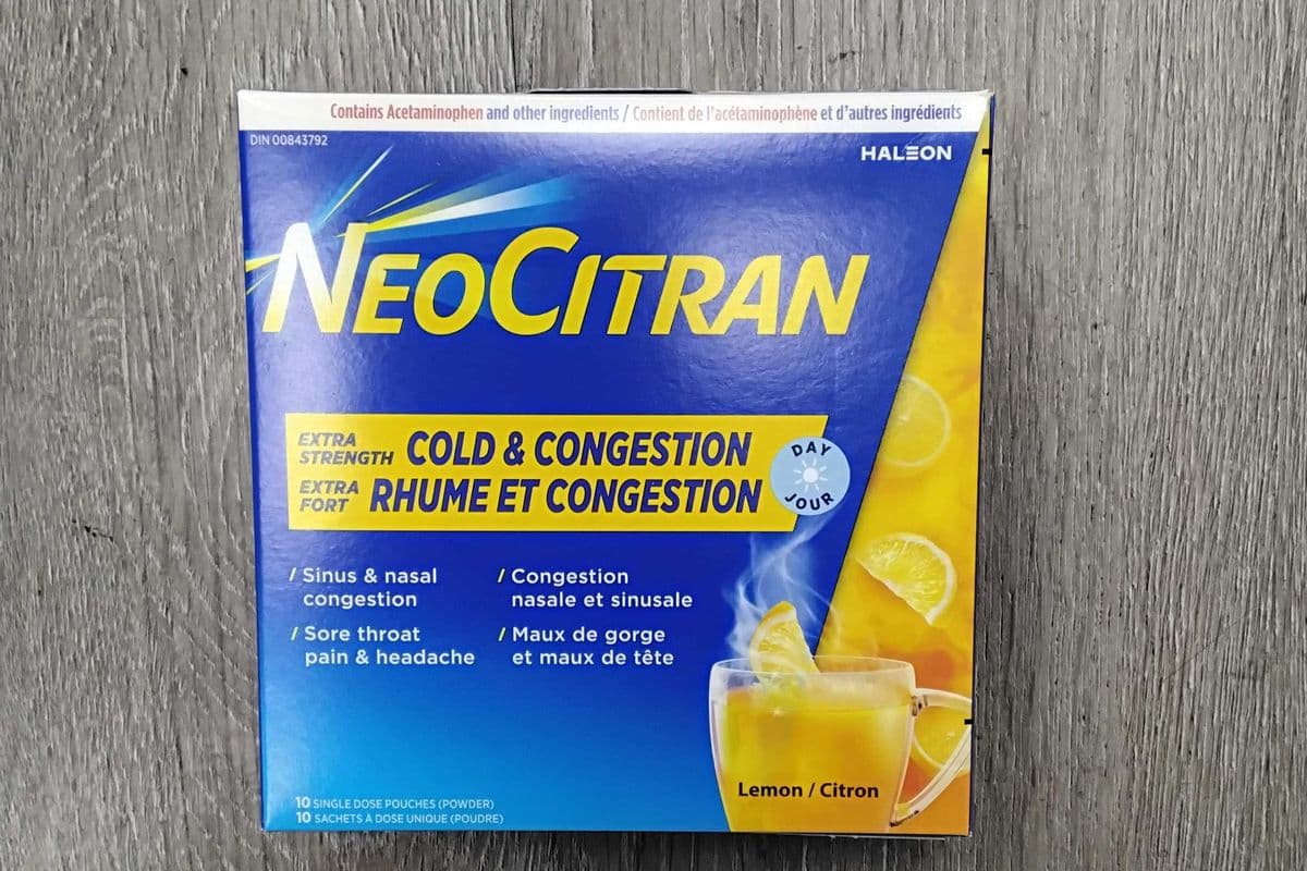 Neocitran extra strength cold & congestion (10 pouches )