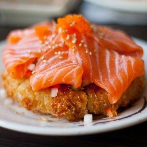 Spicy Salmon Pizza