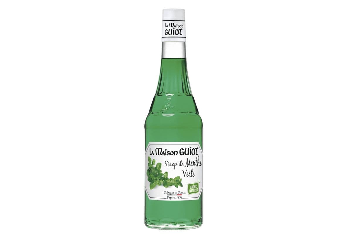 Sirop de menthe verte