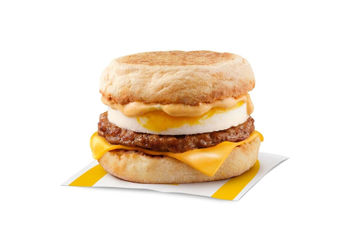 Frank’s RedHot Creamy Garlic Sausage ‘N Egg McMfn [480.0 Cals]